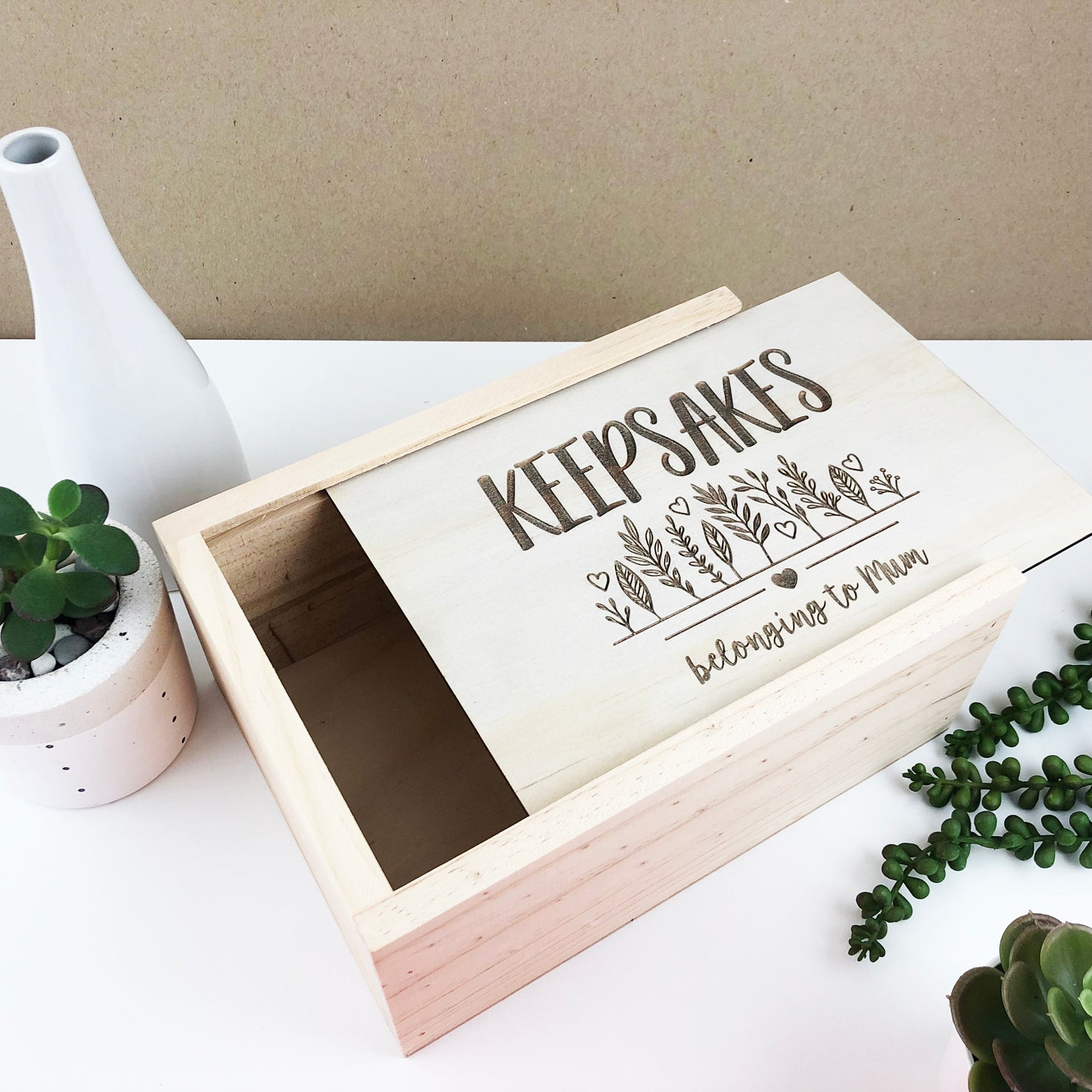 Personalised Mum's Keepsake Box