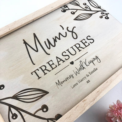 Personalised Treasures Keepsake Box