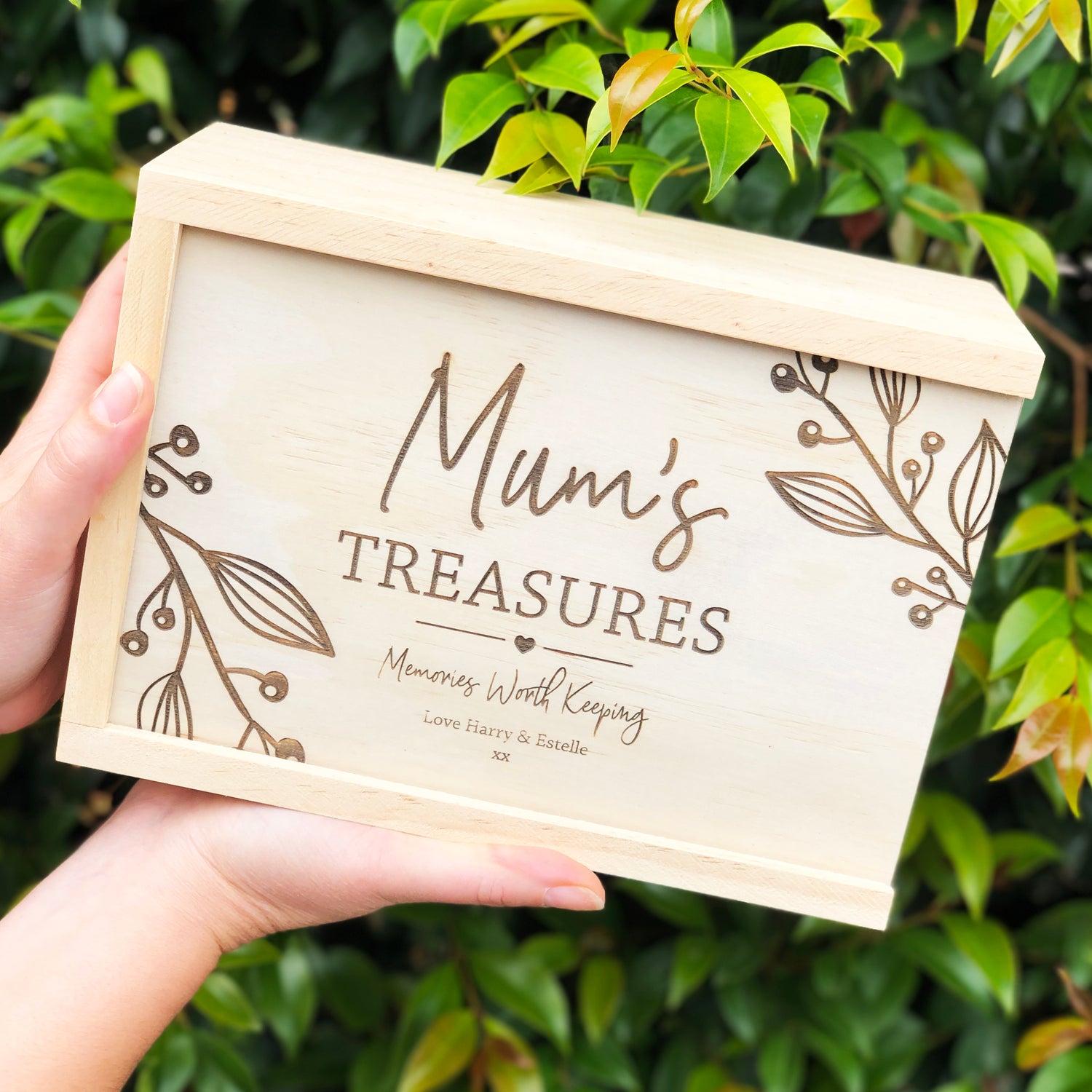 Personalised Treasures Keepsake Box