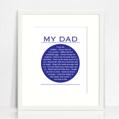 My Dad Print