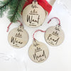 Read Need Wear Want - Set of 4 Personalised Gift Tags