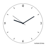 Bright Flowers Girls Name Clock (acrylic or wood)