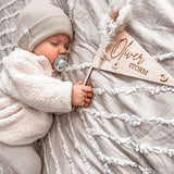 Dried Flower Bouquet Name Flag