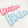Double Layer Name Plaque (2 sizes)