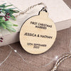 Keepsake Double Sided Bamboo Photo Ornaments
