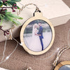 Keepsake Double Sided Bamboo Photo Ornaments