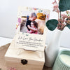Floral Spray Photo Plaque & Stand