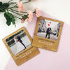 Personalised Lovers Photo Magnet (Bamboo)
