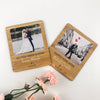 Personalised Lovers Photo Magnet (Bamboo)