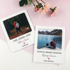 Personalised Lovers Photo Magnet (White)