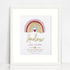 Mirror (Gold) Girls Rainbow Birth Print