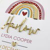 Mirror (Gold) Girls Rainbow Birth Print