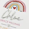 Mirror (Silver) Girls Rainbow Birth Print