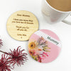 Double Sided Native Personalised Drink Coaster
