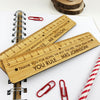 Personalised Bamboo Ruler