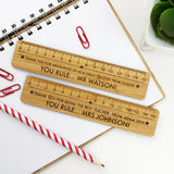 Personalised Bamboo Ruler