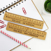 Personalised Bamboo Ruler