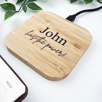 Name Dock Wireless Mobile Phone Charger