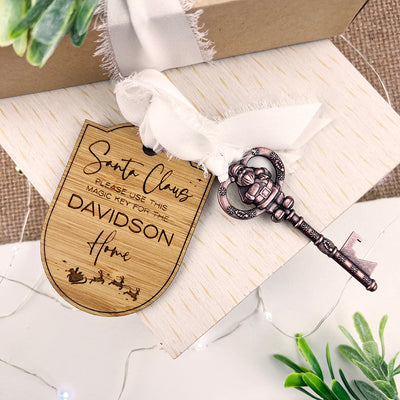 Santa's Sleigh Magic Key & Keyring
