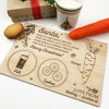 Personalised Christmas Eve Treats Wooden Board