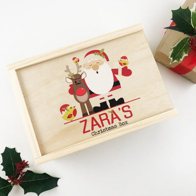 Personalised Santa & Friends Christmas Box
