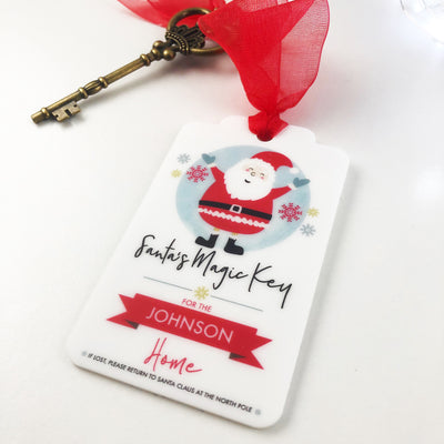 Santa's Magic Key Ring and Key
