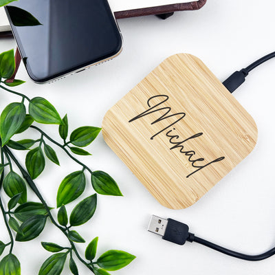 Script Name Wireless Mobile Phone Charger