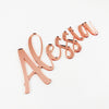 Personalised Handwritten Script Acrylic Names (various colours)