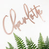 Personalised Tall Script Acrylic Names (various colours)