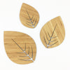 Round Leaves - set of 3
