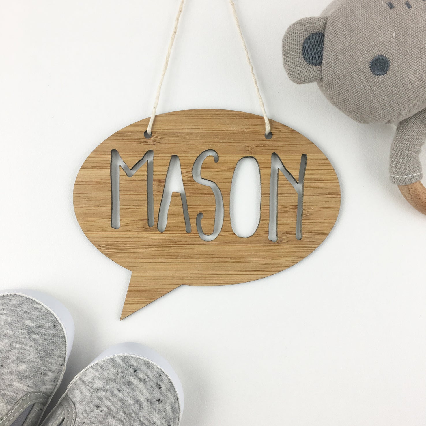 Speech Bubble Personalised Wall Hanging