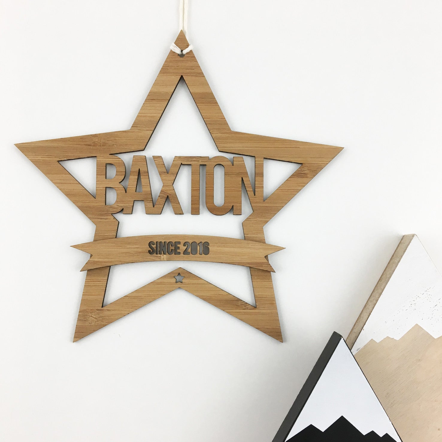 Star Name Wall Hanging