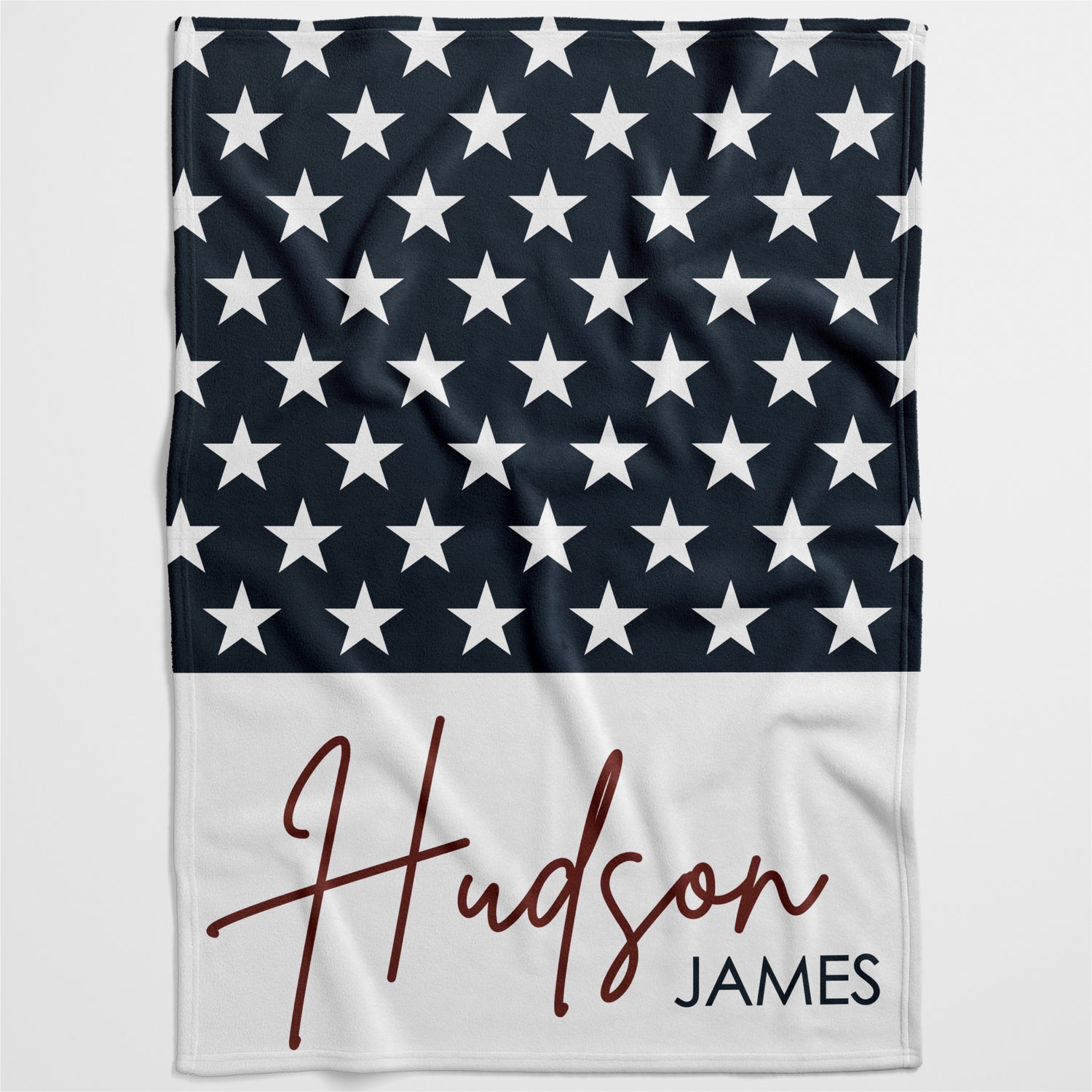 Stars & Name Name Personalised Blanket