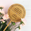 I Love You Round Bamboo Planter Stick