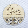 Sunshine Rattan Name Plaque