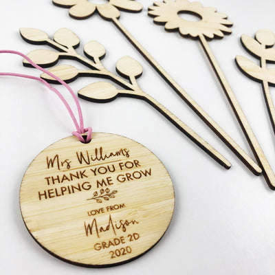 Personalised Flowers And Personalised Tag