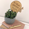 Flora Thank You Planter Stick