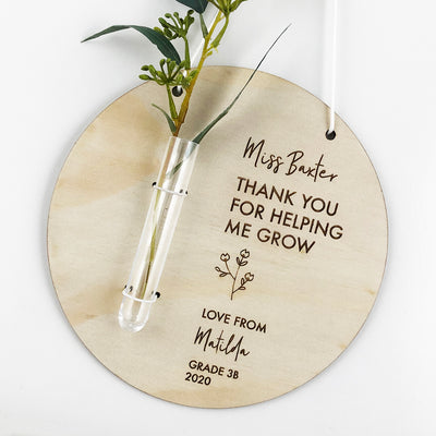 Teacher Test Tube Personalised Wall Plaque