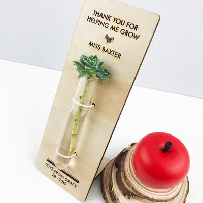 Personalised Teacher Test Tube Stand