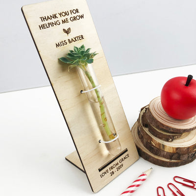 Personalised Teacher Test Tube Stand