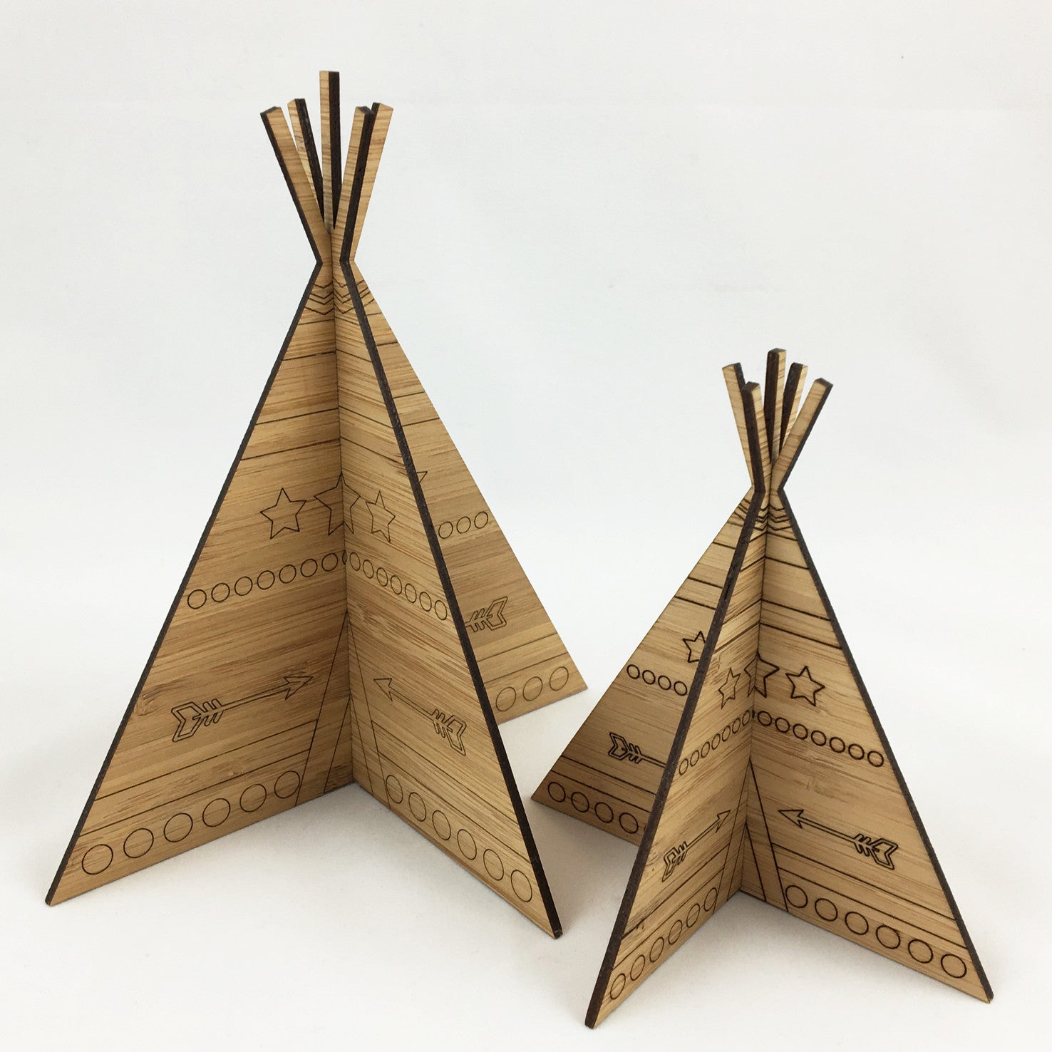 3D Teepees - set of 2