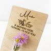 Personalised Mother's Day Test Tube Flower Holder