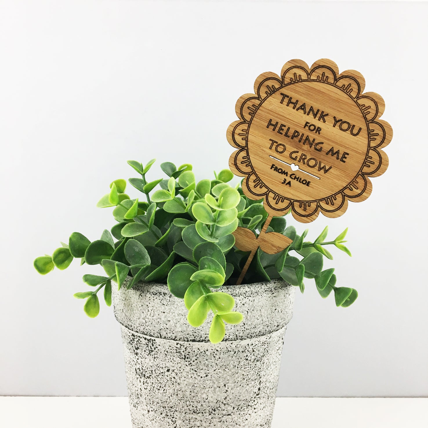 Thank You For Helping Me Grow Flower