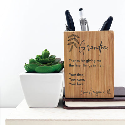 The Finer Things Personalised Pencil Pot