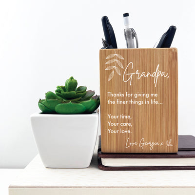 The Finer Things Personalised Pencil Pot