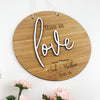 This Is Love 3D Wall Hanging