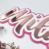 Triple Layer Acrylic Name Plaques (2 sizes)