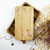 Tiny Flowers Border Bamboo Jewellery Box - (Limited Quantity)