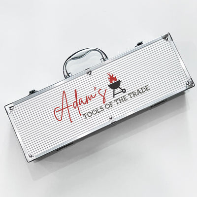Tools Of The Trade Personalised 10 Piece BBQ Tool Set