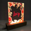 Velvet Blooms Personalised Night Light